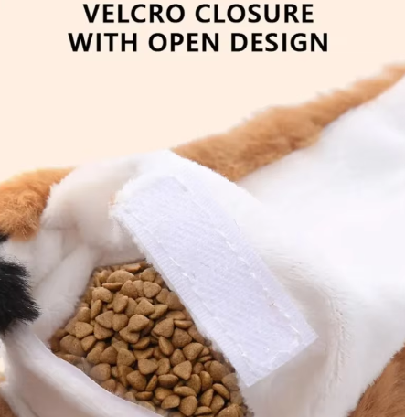 Double Layer Reinforced Fabric Durable Cute No Stuffing Chewtle Plush Squeaky Dog Toys