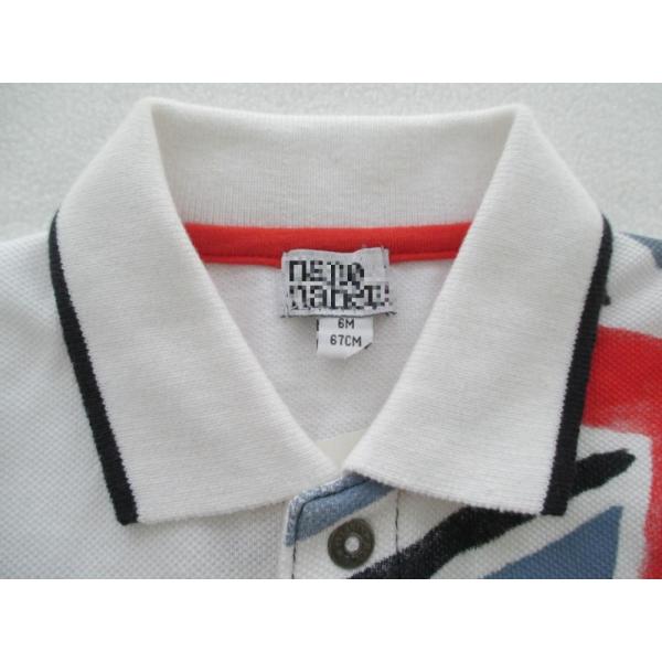 Baby Boy Cotton Pique Polo Shirt Contrast Color Cut Sew