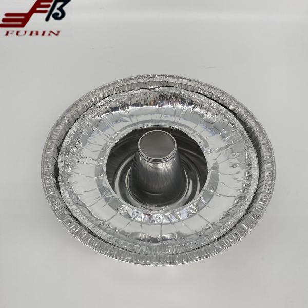1400ml Round Foil Trays 8'' Deep Disposable Aluminum Foil Pans