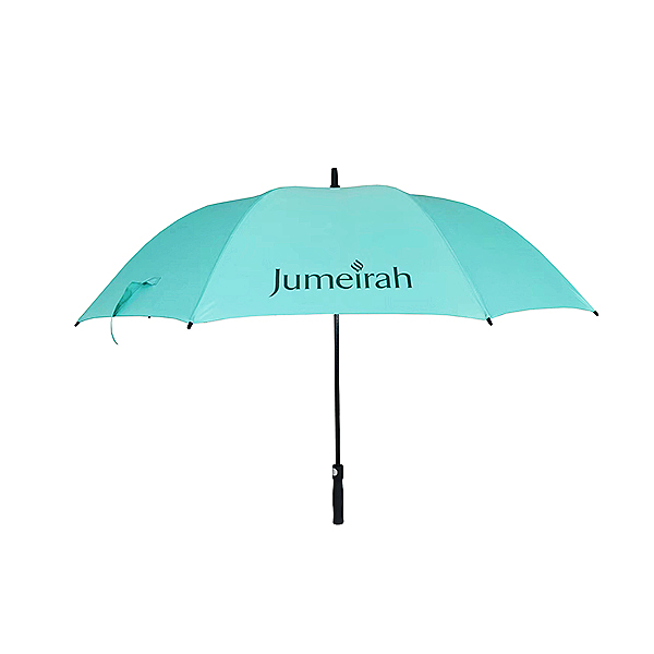 130cm Automatic Golf Umbrellas Fiberglass Frame With Ergonomic Rubber Grip Handle