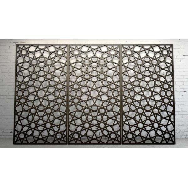 10mm Hexagonal Perforated Aluminum Sheet / Round Perforated Metal Polished