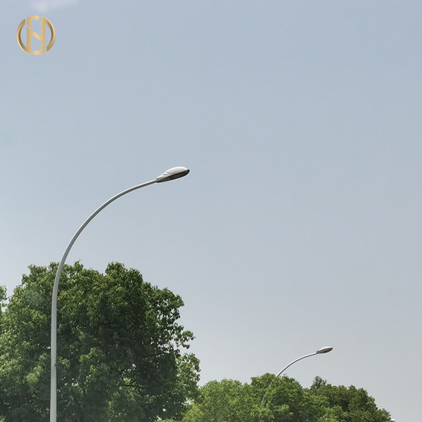 Hot Dip Galvanized 8M Q460 Steel Street Lamp Pole
