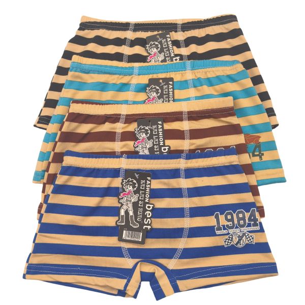 Africa Hot Selling Boy Boxer Briefs One Dozen 12 Pieces M-XL Printing Briefs BOY Boxers