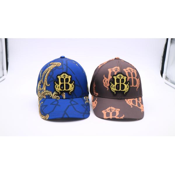 Подгонянный логотип вышивки бейсбольных кепок сублимации зеленый напечатанный