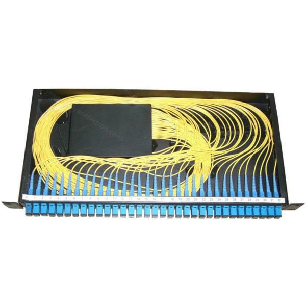 19" Rack type Planar lightwave circuit (PLC) Splitters (1xN,2xN) equipped in 19'