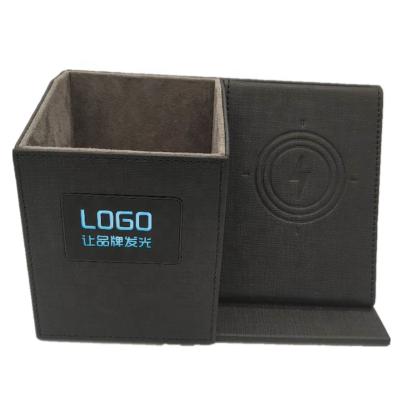 O diodo emissor de luz de carregamento sem fio cobre Pen Holder For Desk Multifunctional Nontoxic