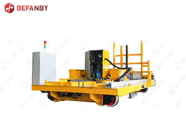 63t Industrial Rail Battery Transfer Cart Q235 20m / Min Low Voltage Rail