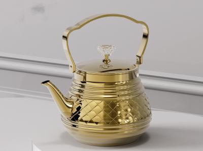 1.0L-3.0L whisting kettle ,gold color & sliever color ,Applicable to open flame and induction cooker