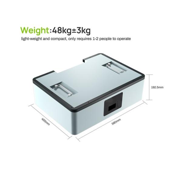 Single Lifepo4 Stackable Energy Storage System Rechargeable 48v 100ah