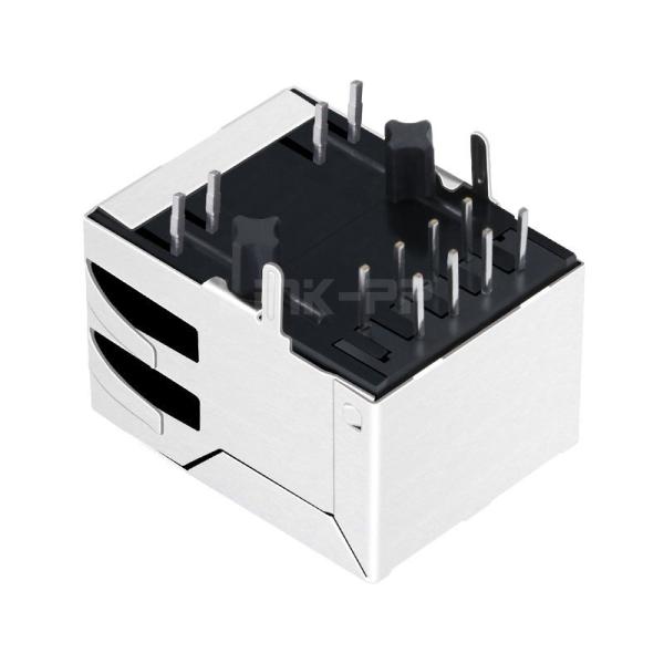 Tyco 6605473-9 Compatible LINK-PP LPJ0011GDNL 10/100 Base-T Tab Down Yellow/Green Led One Port RJ45 8P8C Modular Connector
