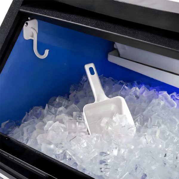 Commercial Cube Ice Machine Featuring Energy Operation and Robust Build Suitable for Cafes Hotels Bars and Food Service Providers