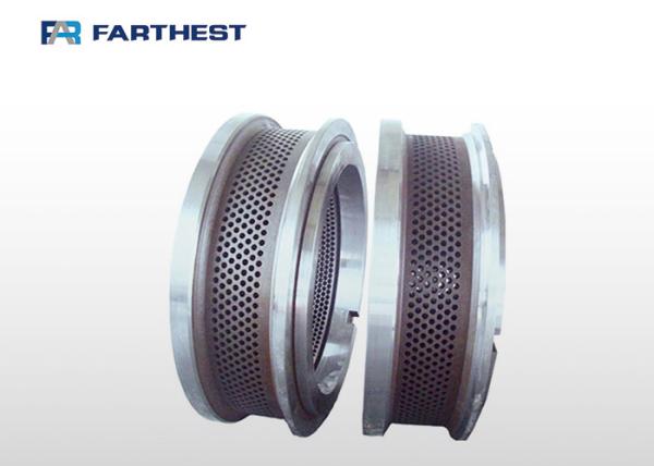 Ring Die Feed Machine Spare Parts Pellet Dies Stainless Steel Material