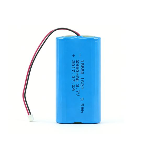 OID18650JH-1S2P 3.7V 2860mAh Lithium-Ion Battery Pack with DW01B-G Protection for High Stability & Safety