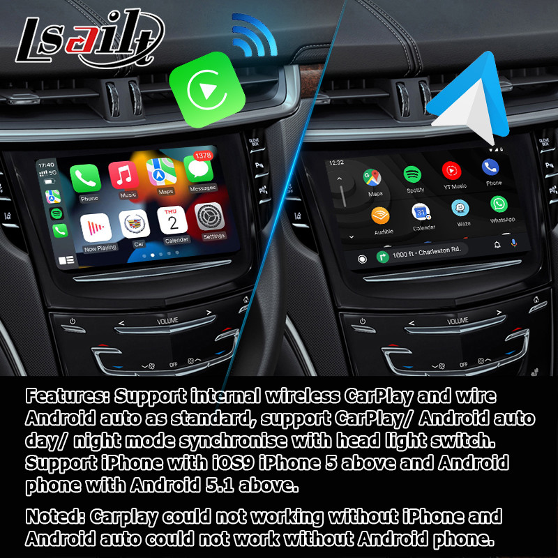 Коробки навигации андроида Carplay мультимедиа интерфейс автоматической видео- для видео Кадиллака XTS