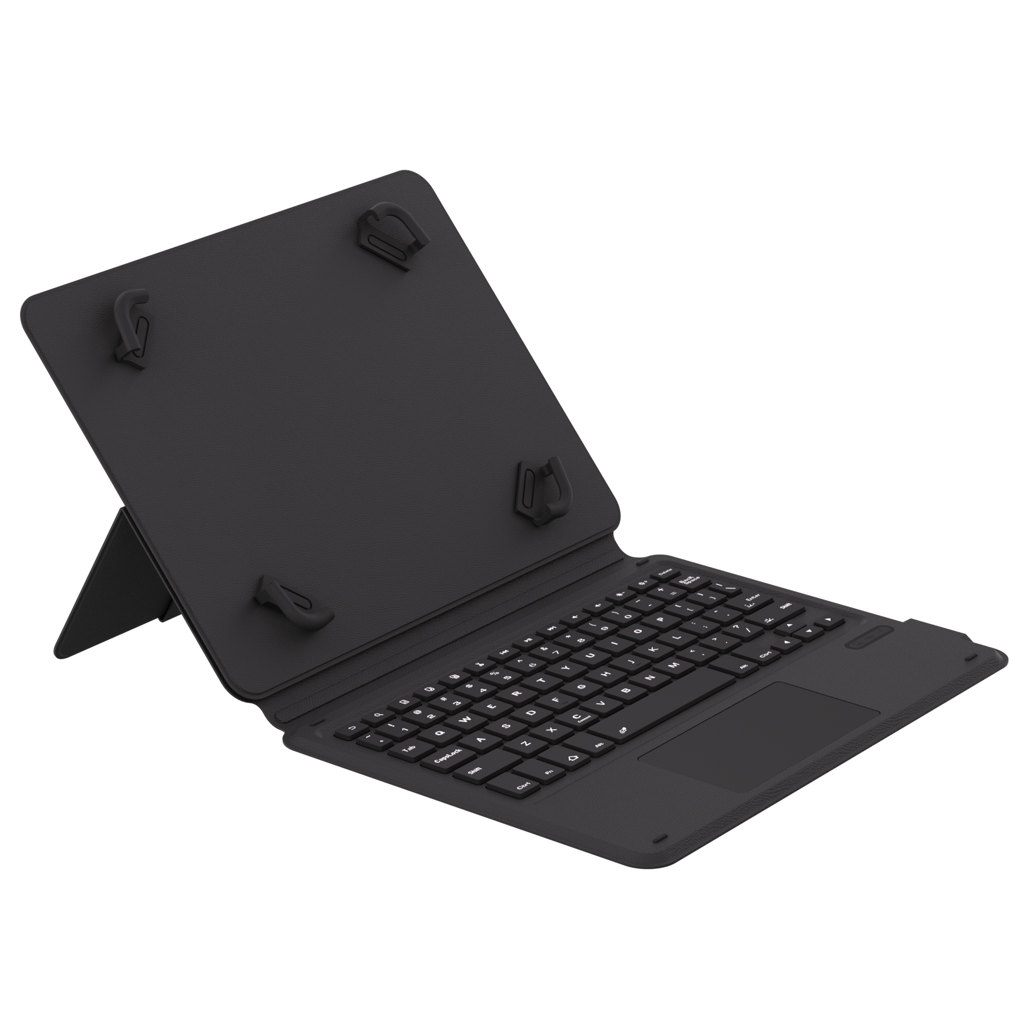 Adjustable PU Leather Folio Keyboard Case for 10-11