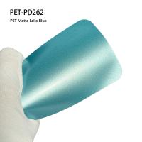 PET-PD262 PET Matte Lac bleu Couverture de voiture Enveloppe en vinyle personnalisée