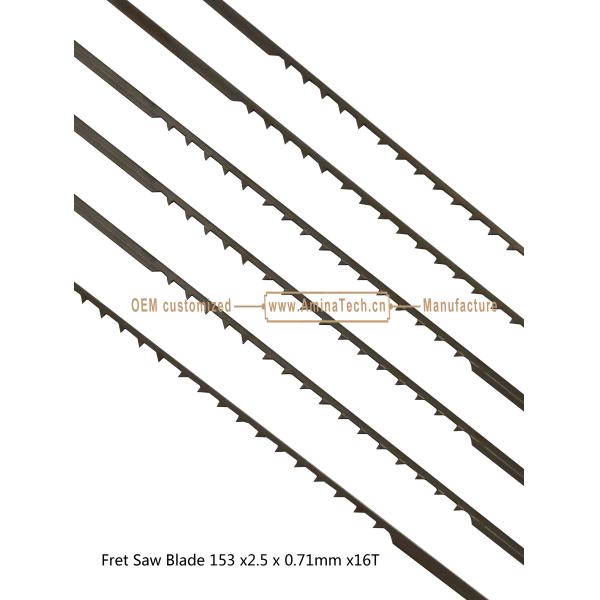 Fret Saw Blade 153x2.5x0.71mmx16T Cutting wood,Plastic