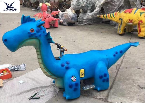 Theme Park Giant Ride On Stuffed Animals , Motorized Mall Animals Scooter