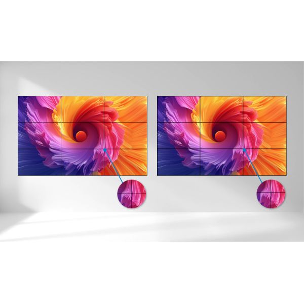 Ultra Thin 1.8mm Bezel Video Wall Display With LG Panel 55 Inch