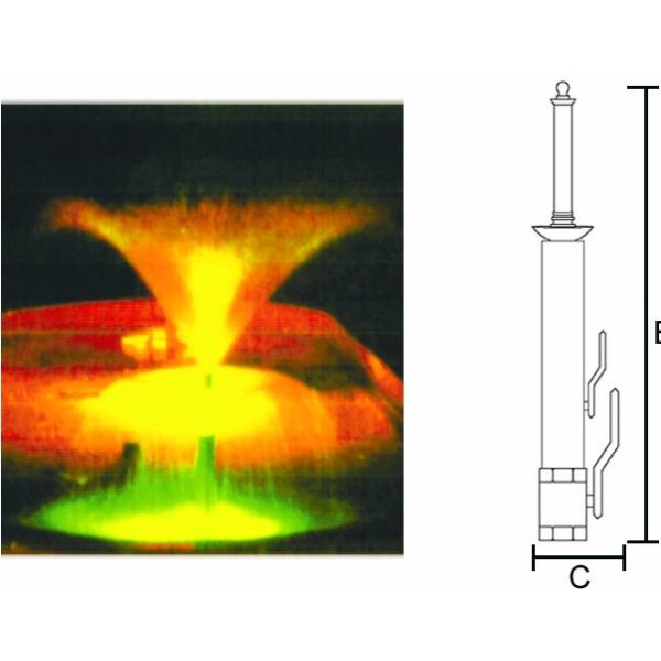 Stainless Steel Blossom Mushroom Fountain Nozzle Water Fountain Spray Heads