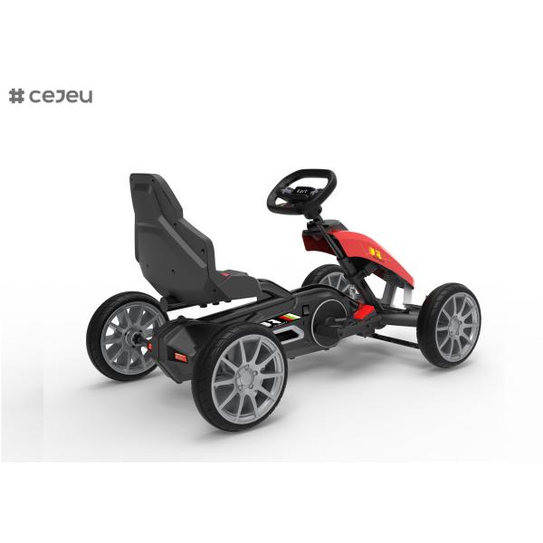 12V Battery Kids Go Karts Stroller for Toddlers Two-Seat Off-Road Car Toy