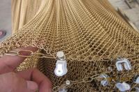 Peignez le rideau en draperie de bobine en métal de jet pour des architectes et des dessinateurs d'intérieurs