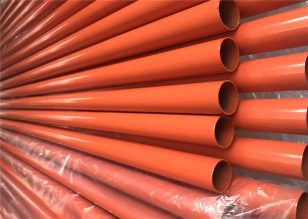 Orange Powder Coated Temporary Fence Panels O.D. 32mm/41mm Fortress Melbourne wall thick 1.5mm 2.1m x 2.4m