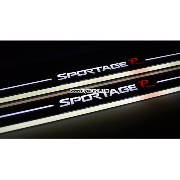 Kia Sportage custom car door welcome LED lights auto light sill pedal