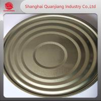 307 # 83mm laca dorada organosol pasta hojalata latas de metal tapa inferior tapa de estaño