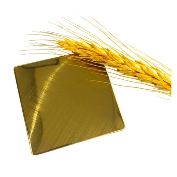 Gold Precio Plancha Acero Pvd Coated SS Sheet Inoxidable 309S 310S