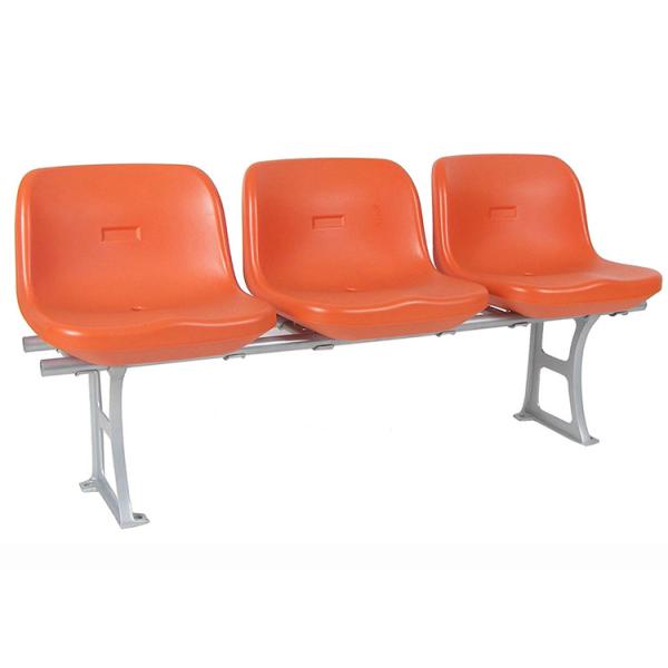 Burgeon Floor Mounted Plastic Stadium Seat / Fixed Stadium Seating with Customized Color Options