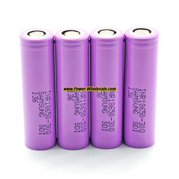 Samsung INR18650-30Q 3000mAh 3.7V 15A Discharge Li-ion Rechargeable Battery for Battery Pack, eCig Mods
