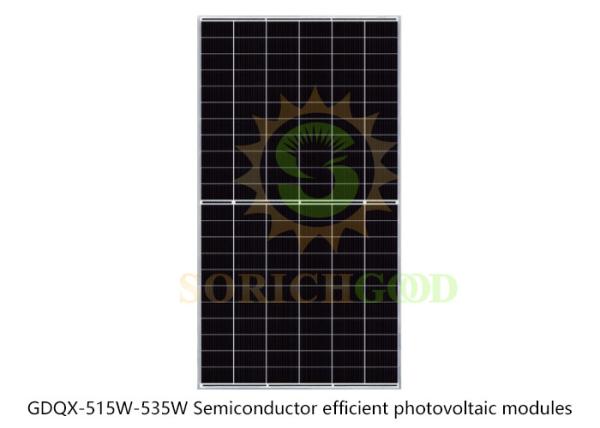 220,5% de eficiência máxima Painéis de silício monocristalino para geração de energia solar