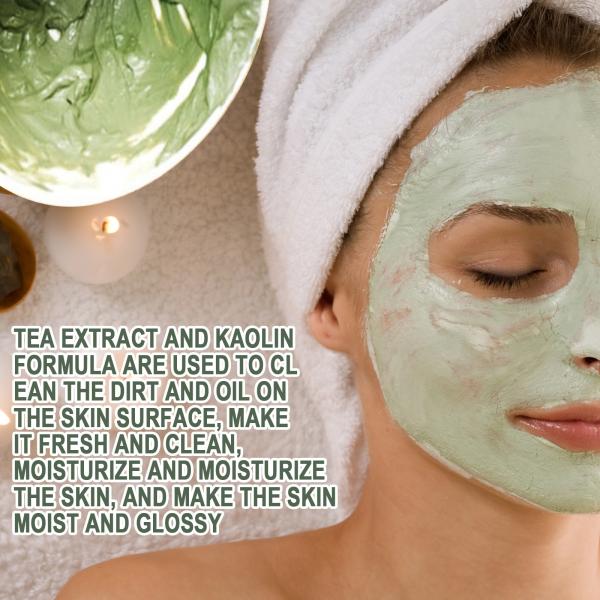 Метка частного назначения маски глины изготовленной на заказ органической грязи глины зеленого чая лицевая
