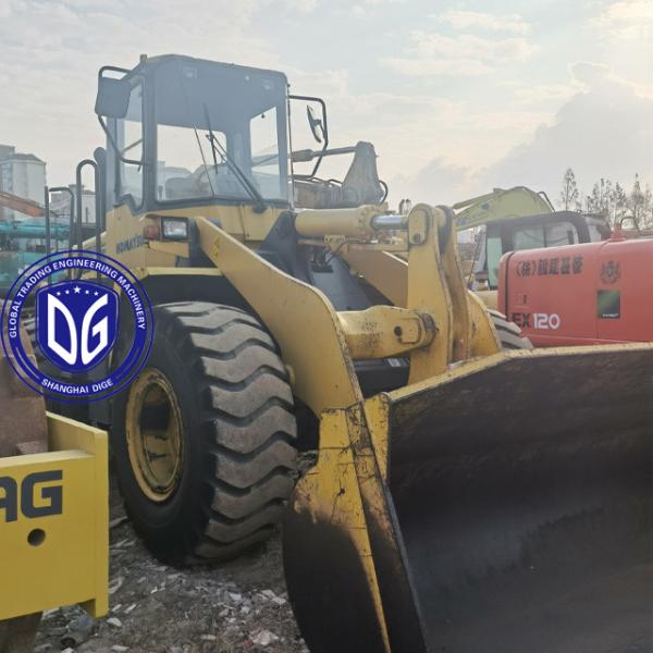 WA320-3 Подержанный загрузчик Komatsu,высокая эффективность и экономия топлива,оригинал из Японии,в продаже сейчас