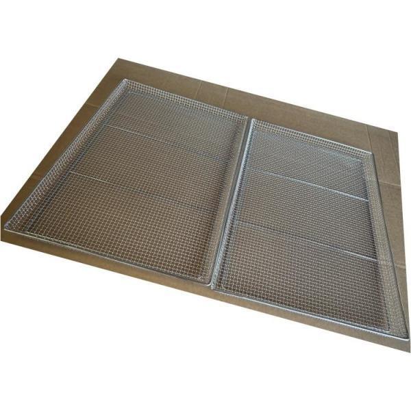 Customized SS 304 316 Food Grade Stainless Steel Metal Woven Food Drying Mesh Tray Herbs Fruit Plants Dehydrator Tray