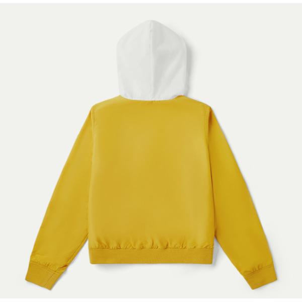 Молния цвета контраста вверх по куртке полиэстера женщин облегченной