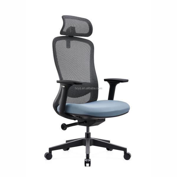 Factory Wholesale Quality Revolving High Back 4D Adjustable Chairs Mesh Ergonomic Work Staff Computer Office Chair Reclining