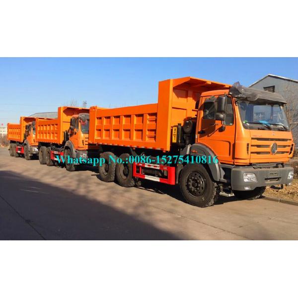 Weichai Engine 10 Wheel Dump Truck , Short Cab BEIBEN Dump Truck 6x4