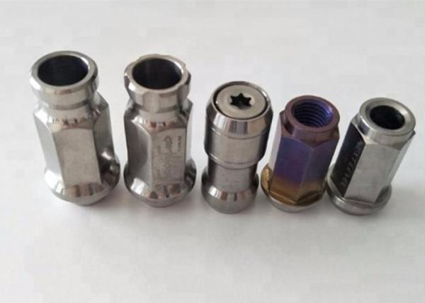 GR2 GR5 Titanium Racing Lug Nuts Wheel Bolt Sleeve Nut For Bike / Industry