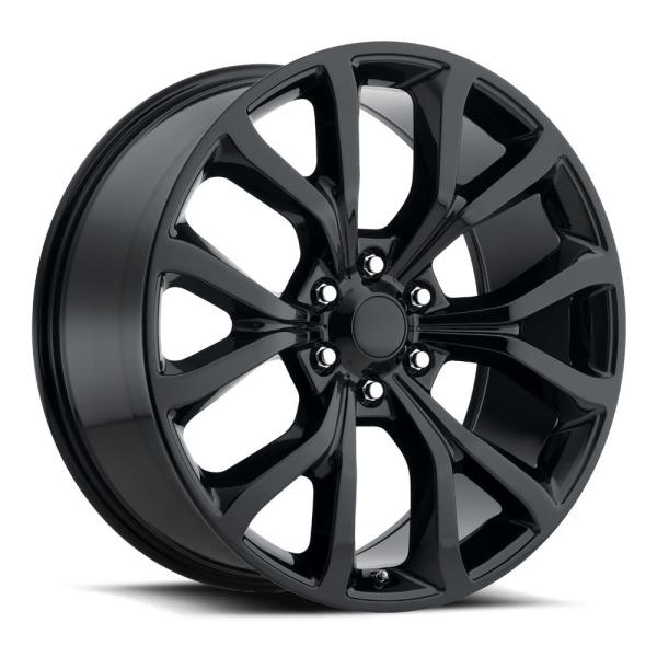 Gloss Black 2018 Ford Expedition Platinum Wheels 22x9.5 6x135 Replica Wheels