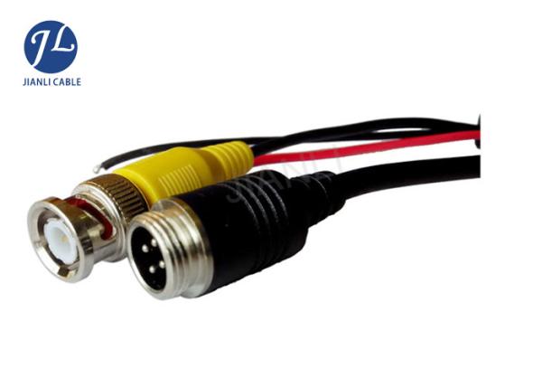 Rear View Camera Video Power Cable With 4 Pin Male To Female Aviation Connector