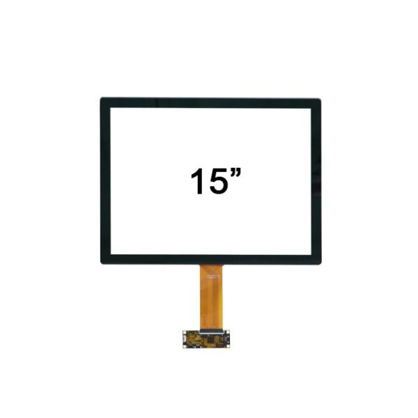 L'écran tactile en verre de 15 po. d'épaisseur IK08 a projeté capacitif avec le