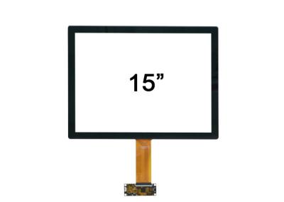 IK08 15 Inch Thick Glass Touch Screen Projected Capacitive With 5mm Cover Glass