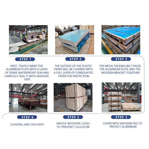 6061 Plaque d'aluminium Surface métallique