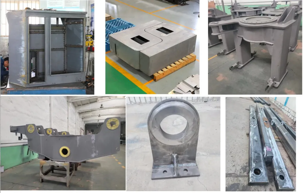 Heavy Machinery Welded Structures Large Steel Fabrication Customized