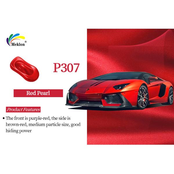 Pintura de automóviles de perlas rojas inofensivas SGS, pintura de aerosoles de automóviles de perlas resistentes al clima