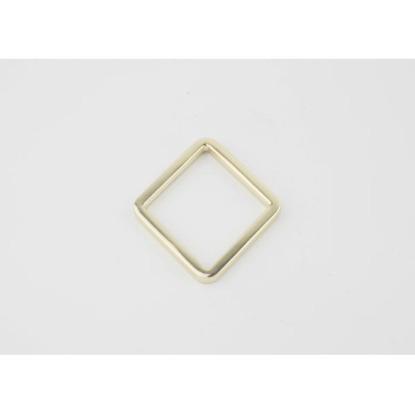 Different Size Brass Purse Hardware , Leather Bags Rectangle Rings For Bags