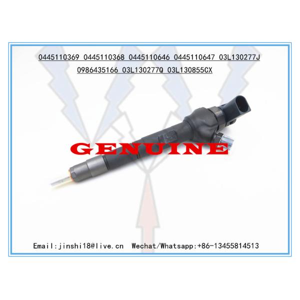 BOSCH GENUINE FUEL INJECTOR 0445110369 0445110646 0445110368 0445110647 FOR AUDI SEAT SKODA VW 03L130277J 03L130855CX