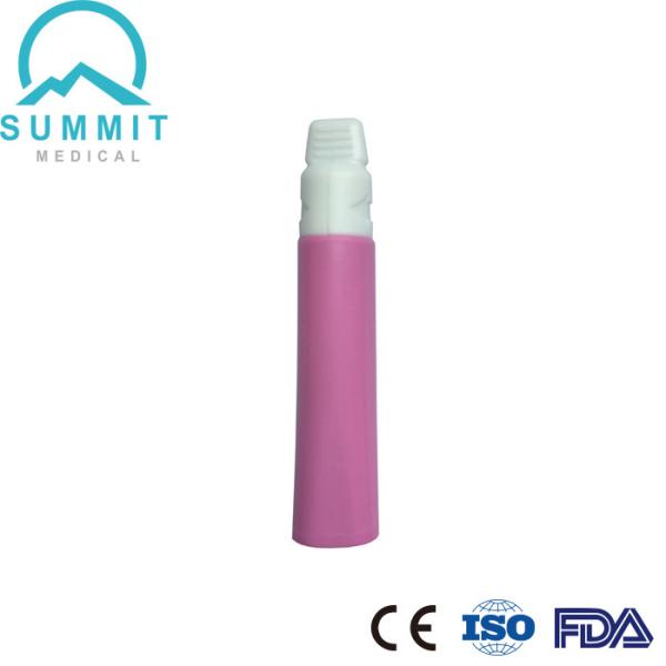 Lanceta de sangue roxa da segurança do diabético de 28G 1.8mm com a agulha chanfrada tripla
